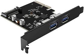 In computing, an expansion card (also called expansion board, adapter card or accessory card) is a printed circuit board that can be inserted into an electrical connector, or expansion slot (also referred to as a bus slot) on a computers motherboard, backplane or riser card to add functionality to a computer system. Amazon Com Orico Usb3 1 Pci E Expansion Card Adapter With 2 External Usb3 1 Ports And 15pin Power Connector For Windows Pc Pa31 2p Electronics