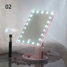 22 Led Touch Screen Makeup Mirror Tabletop Cosmetic Vanity Light Up Mirror In 2020 Makeup Mirror Makeup Mirrors Mirror With Lights