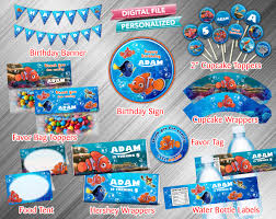 finding nemo printable birthday package