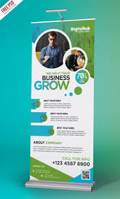Business Promotion Roll Up Banner Template Psd For Design Banner