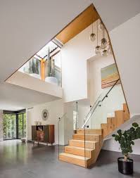 Modern stairs design glass stairs design. Best 60 Modern Staircase Glass Railing Design Photos And Ideas Dwell