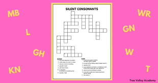 Silent Letters Crossword Puzzle For