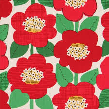 Flowers have beautified the landscape of this planet for millions of years. Natural Color Oxford Fabric With Big Flowers By Cosmo Kawaii Fabric Shop