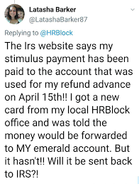 Maybe you would like to learn more about one of these? Updated H R Block Emerald Card Stimulus Payments Deposit Check Not Received Coming Via Irs Digistatement