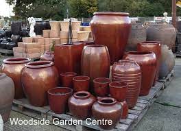 Copper Red Glazed Pot Planters