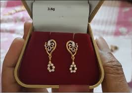 latest gold earrings designs with