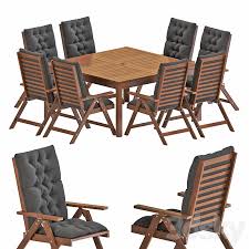 Ikea Applaro Table And Chairs Set 01