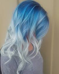 Wash hair with shampoo to remove hair color, use makeup remover to wash the skin. 30 Icy Light Blue Hair Color Ideas For Girls