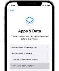 transfer data from android to iphone 14
