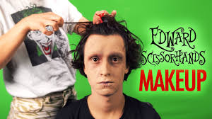 asmr edward scissorhands makeup you