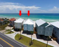 2 neighboring pcb beachfront homes
