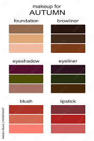 best makeup colors for autumn type of
