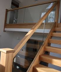 glass railing stairs