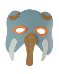 Auch aus herkömmlichem bunten tonkarton lassen sich witzige masken basteln. Elefanten Maske Fur Kinder Fur Fasching Karneval Horror Shop Com Masken Kinder Tiermasken Kinder