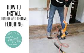 install tongue and groove flooring