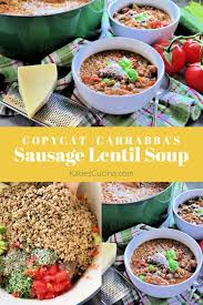 sausage and lentil soup katie s cucina