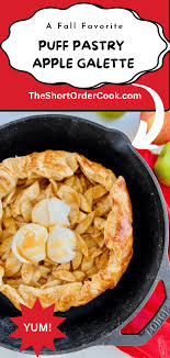 puff pastry apple galette the short