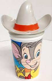 PIZZA HUT Fievel Goes West Cup w/Cowboy Hat Topper 1991 VINTAGE RETRO | eBay
