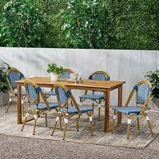 Panama 4pc Acacia Wood Patio Chair Set