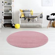 kids rug happy rugs uni pink 133 cm