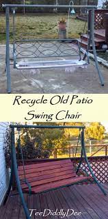 Recycle Old Patio Swing Chair Outdoor