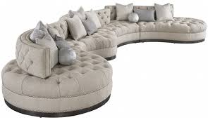 Oversized Dove Grey Sectional With