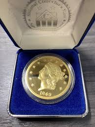 1849 twenty dollar gold coin copy