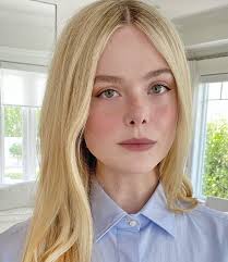 elle fanning s flawless no makeup
