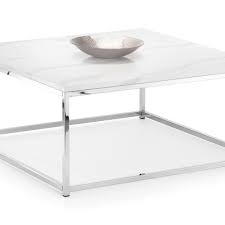 scala white marble top coffee table