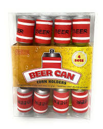 beer can corn holders 4 sets corn on