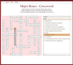 Learn how the arm bones work and how to draw them the fun way! Here S A Great Major Bones Crossword Crossword Word Games Words