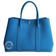 hermes garden party 36cm bleu zanzibar