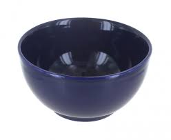 Polish Pottery Cobalt Dessert Bowl