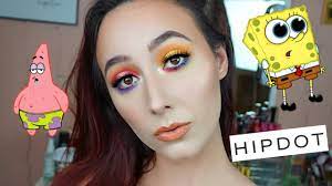 new hipdot x spongebob makeup review