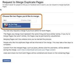 merge facebook pages a step by step