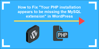easy fix your php installation appears