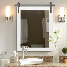Square Mirrors Wood Framed Mirrors