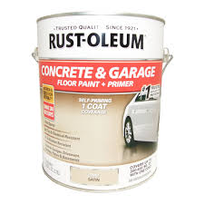 rust oleum sand garage floor paint