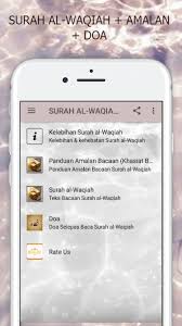 Baca surat al waqi'ah lengkap bacaan arab, latin & terjemah indonesia. Surah Al Waqiah Amalan Doa Android Uygulamalar Appagg