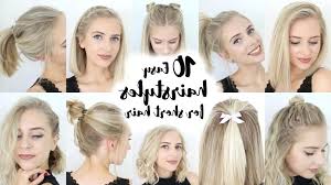 10 cute & easy summer hairstyles. Hairstyle Girl Short Hair Easy Hairstyle Girls