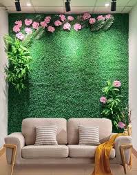 Green Wall Decor Artificial Plant Wall