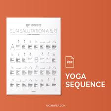 sun salutation a and b sequence pdf