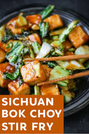 Maybe you would like to learn more about one of these? Sichuan Bok Choy Tofu Stir Fry Recipe The Wanderlust Kitchen