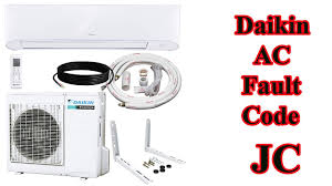 how to solve daikin ac fault code jc