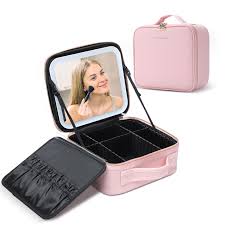 makeup train case with 3 color
