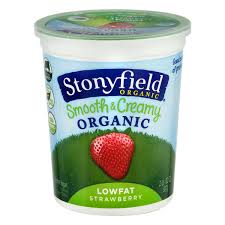 creamy yogurt strawberry low fat