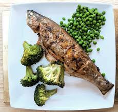 thai flavoured grilled trout recipe
