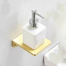 Brushed Gold Toilet Kitchen Soap
