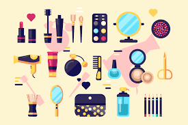 cosmetics beauty and makeup icons kit8