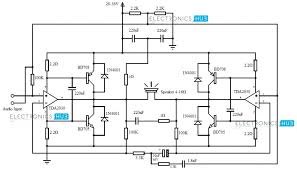 Improved 3 transistor audio amp electronic circuit. 200 Watt Audio Amplifier Circuit Diagrams Apex Ld 4088 Power Wiring Diagram Pipiiing Layout Tukune Jeanjaures37 Fr